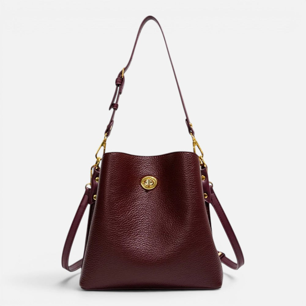 Sac seau en cuir - Amel