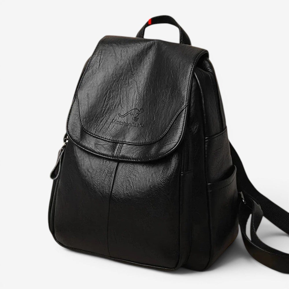 Sac à dos en cuir véritable - Miraya