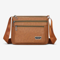 Sac bandoulière en cuir imperméable - Louis