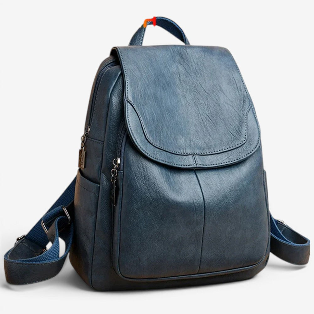 Sac à dos en cuir véritable - Miraya