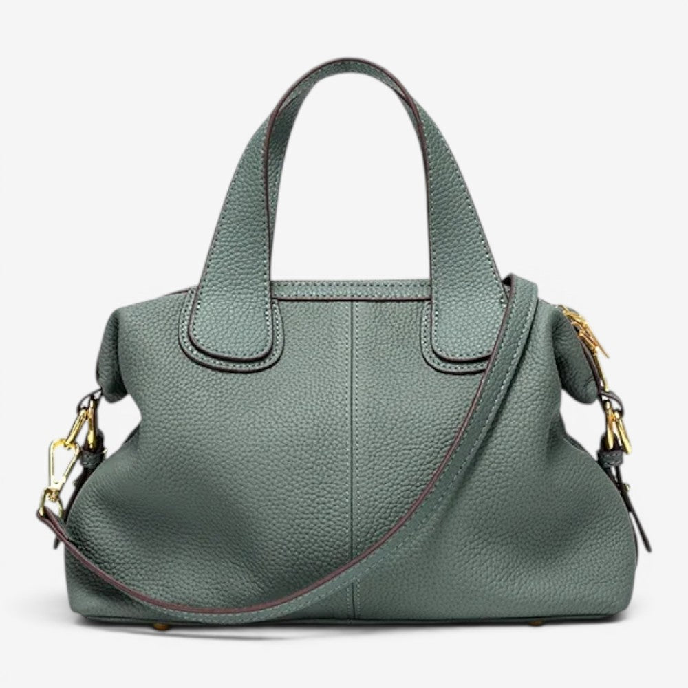 Sac en cuir de vache naturel, retro  - Eloïse