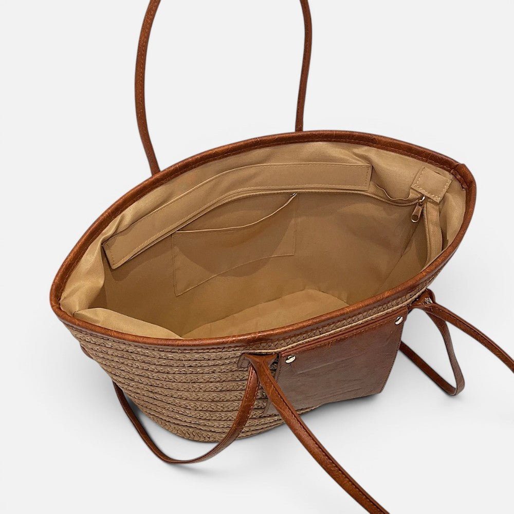 Sac en paille tressé - Elua