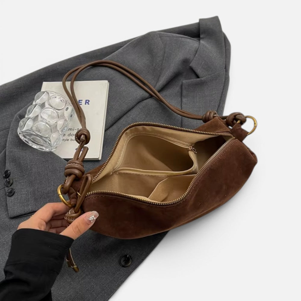 Sac bandoulière Faux daim - Louisa