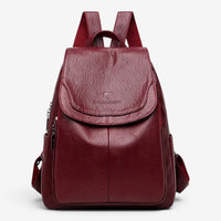Sac à dos en cuir véritable - Miraya