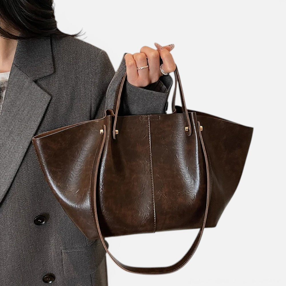 Sac cabas en cuir souple - Ilona