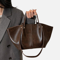 Sac cabas en simili-cuir souple - Ilona