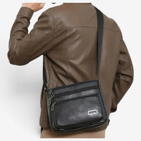 Sac bandoulière en cuir imperméable - Louis