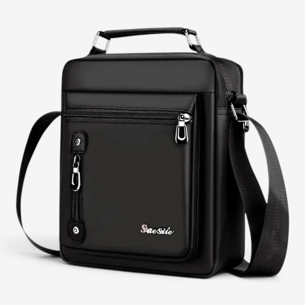 Sac à bandoulière vertical en tissu oxford - Milan