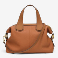 Sac en cuir de vache naturel, retro  - Eloïse
