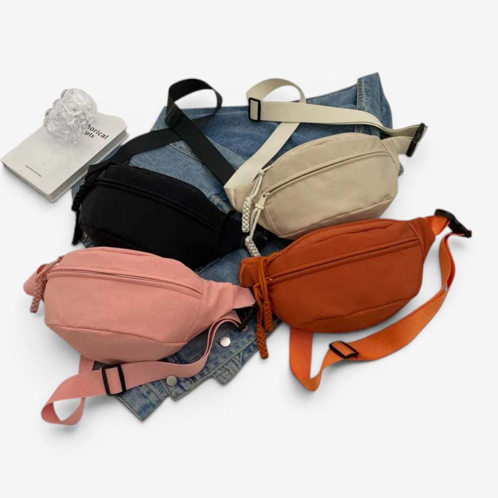 Sac banane en toile demi-lune - Li