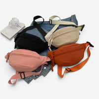Sac banane en toile demi-lune - Li