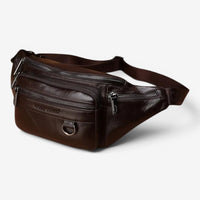 Sac banane en cuir véritable - Paul