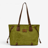 Sac cabas rétro en daim - Iris