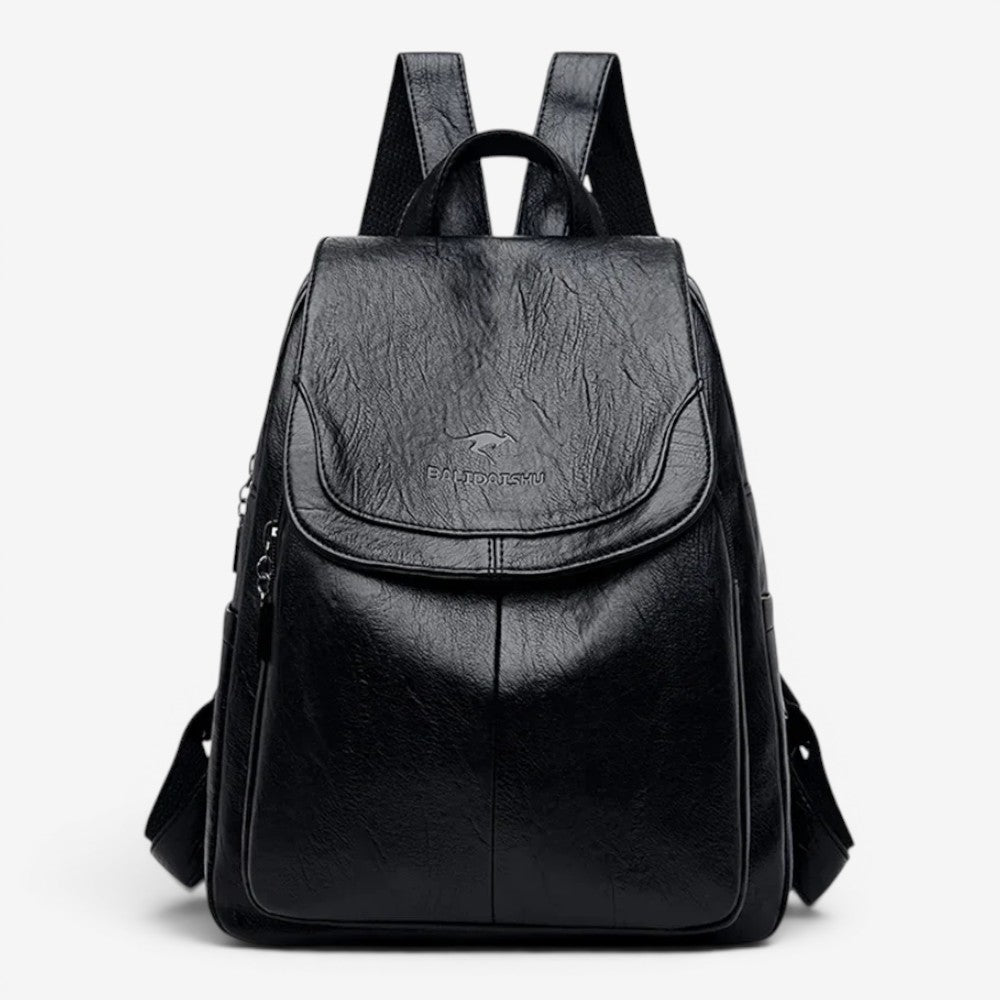 Sac à dos en cuir véritable - Miraya