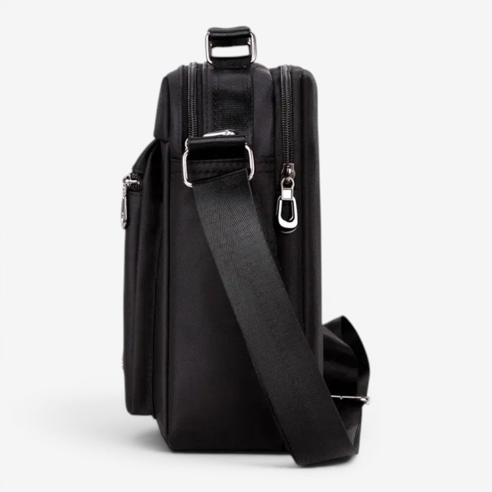 Sac à bandoulière vertical en tissu oxford - Milan