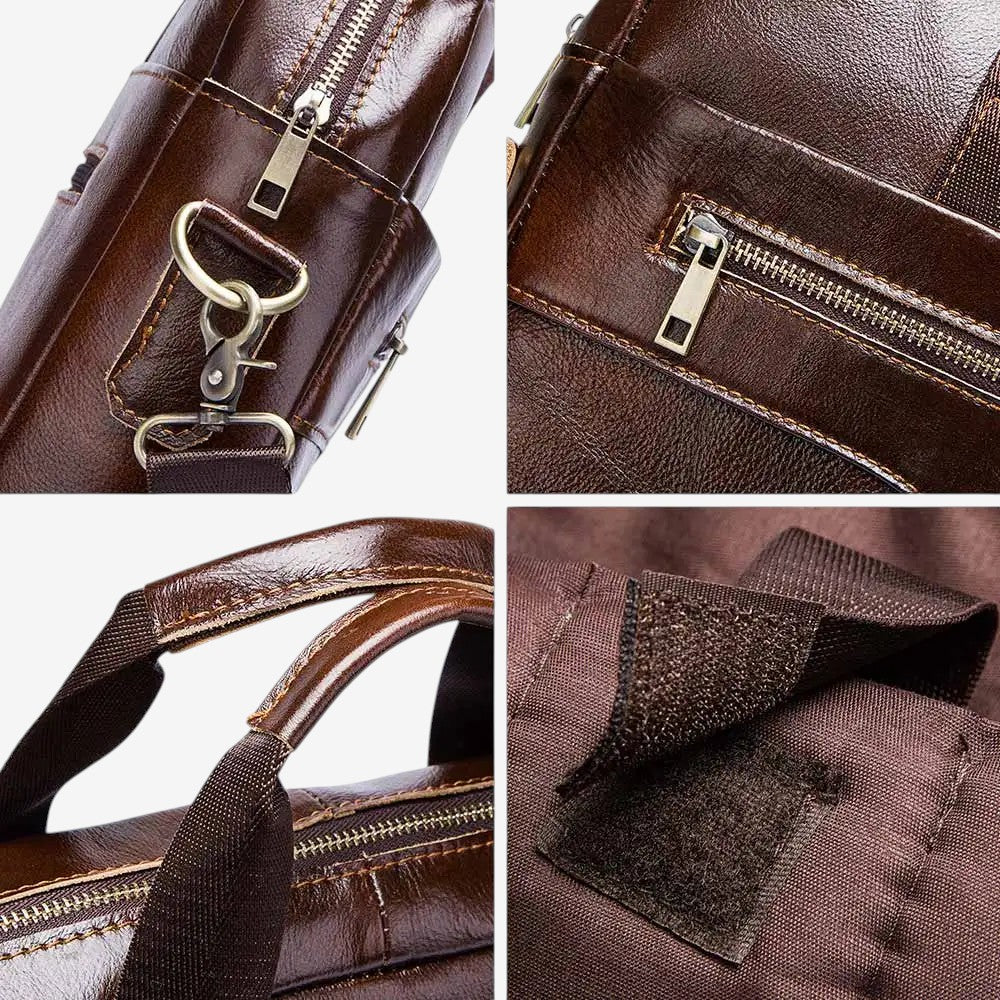 Sacoche en cuir véritable - Giovanni