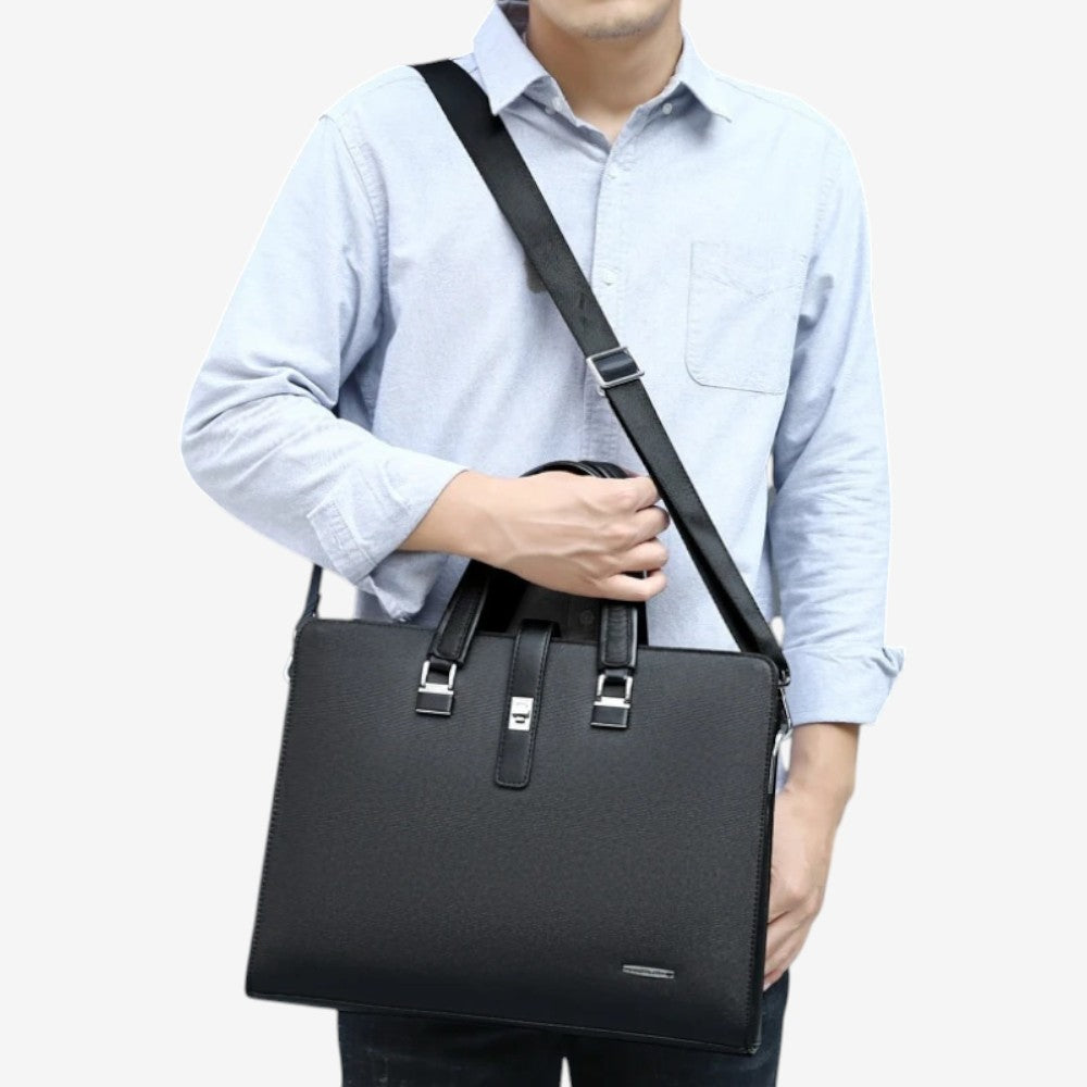 sac à main homme de luxe en cuire - Leon