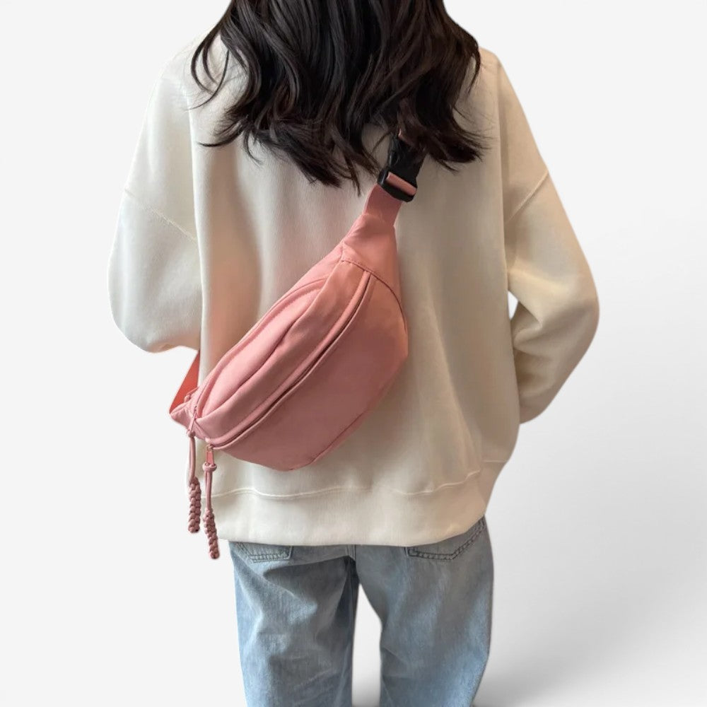 Sac banane en toile demi-lune - Li