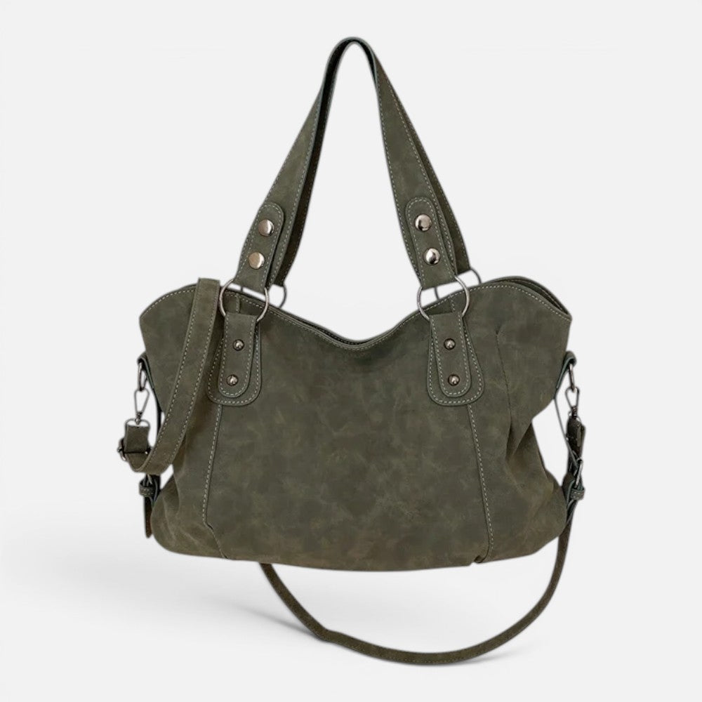 Sac bandoulière rétro en cuir - Adele