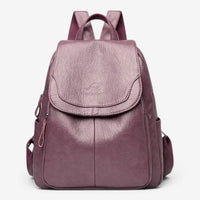 Sac à dos en cuir véritable - Miraya