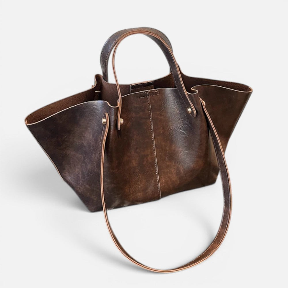 Sac cabas en cuir souple - Ilona