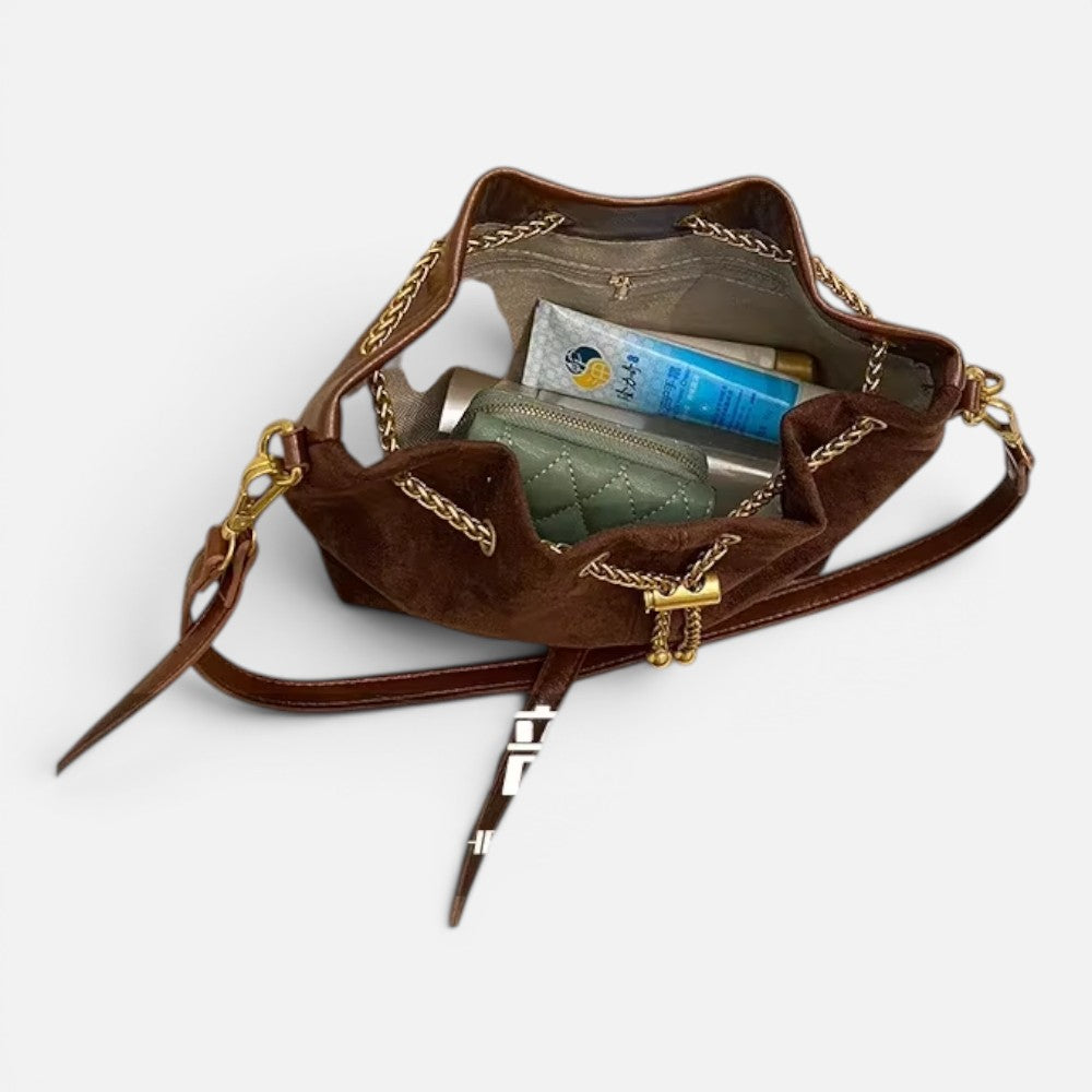 Sac Faux daim doux et solide- Sylviana