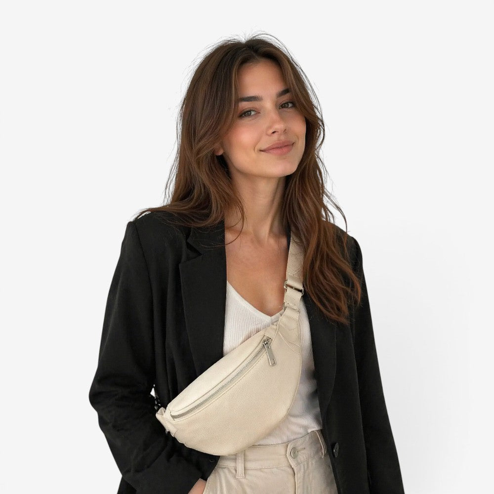 Sac banane cuir souple  - Avira