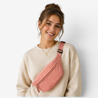 Sac banane en toile demi-lune - Li
