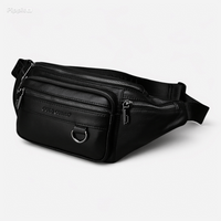 Sac banane en cuir véritable - Paul